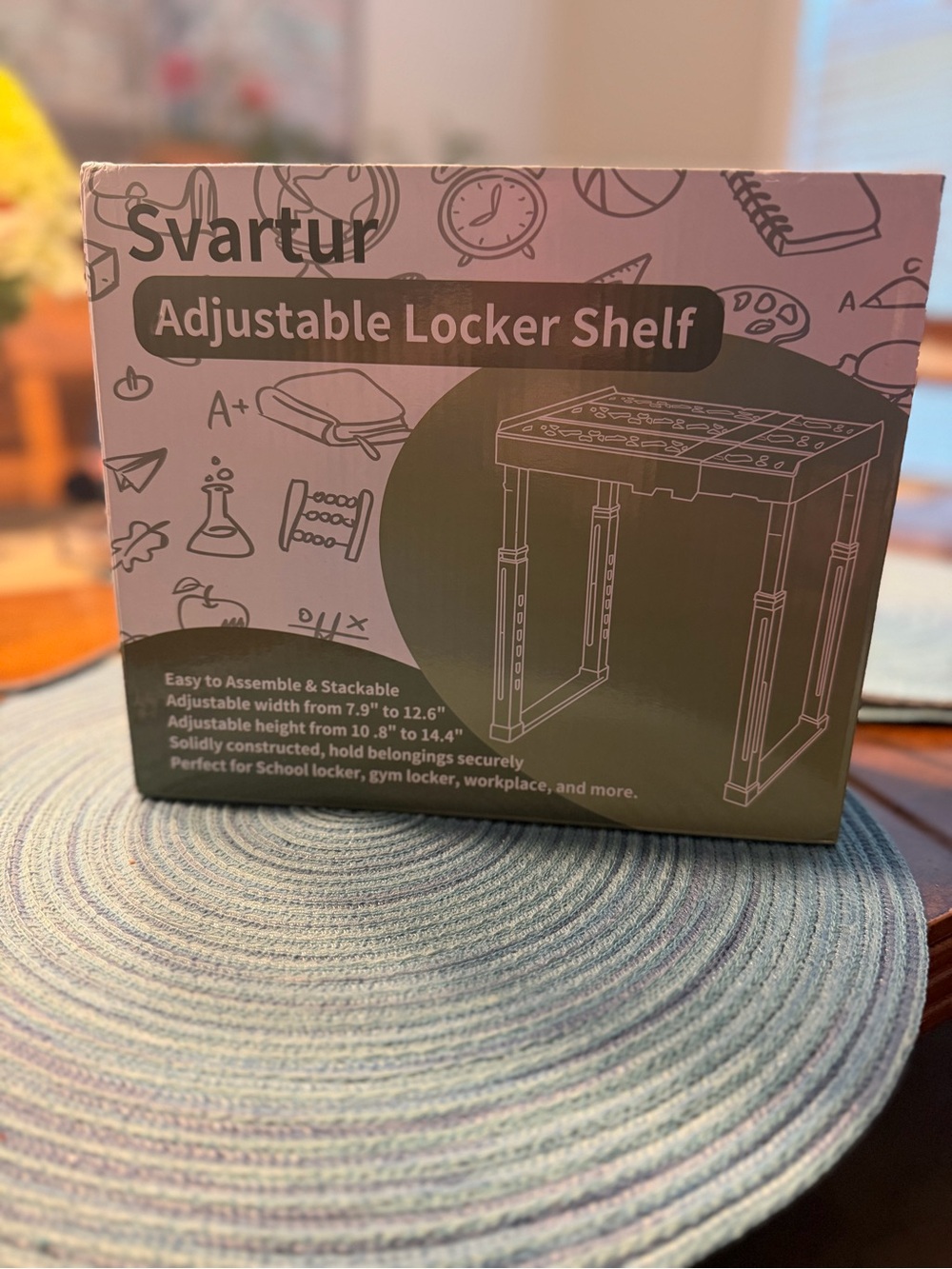 Svartur Adjustable Locker Shelf - Olive Green